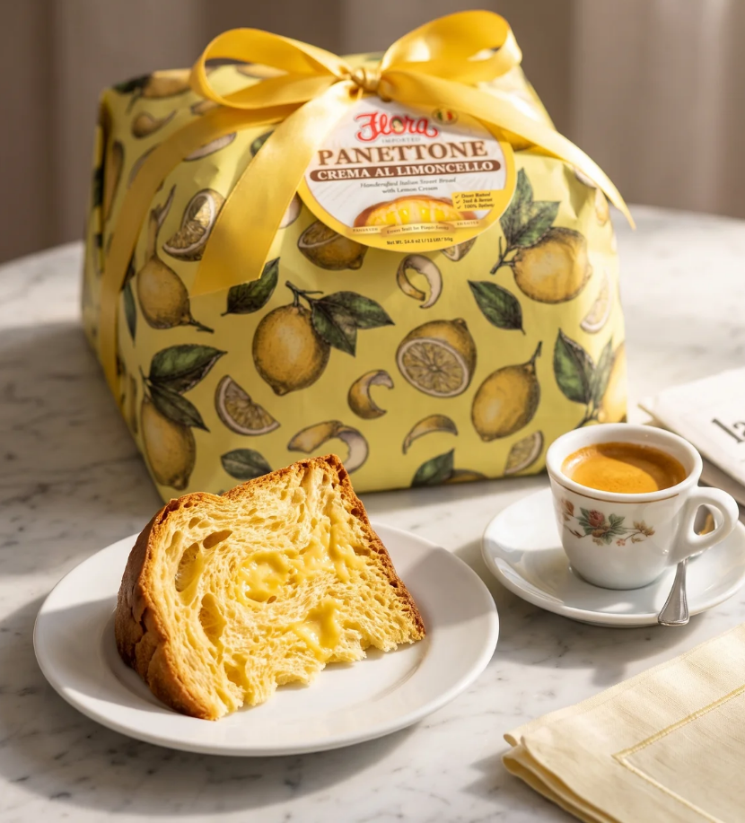 Handmade Panettone with Lemon Cream - 26.4 oz
