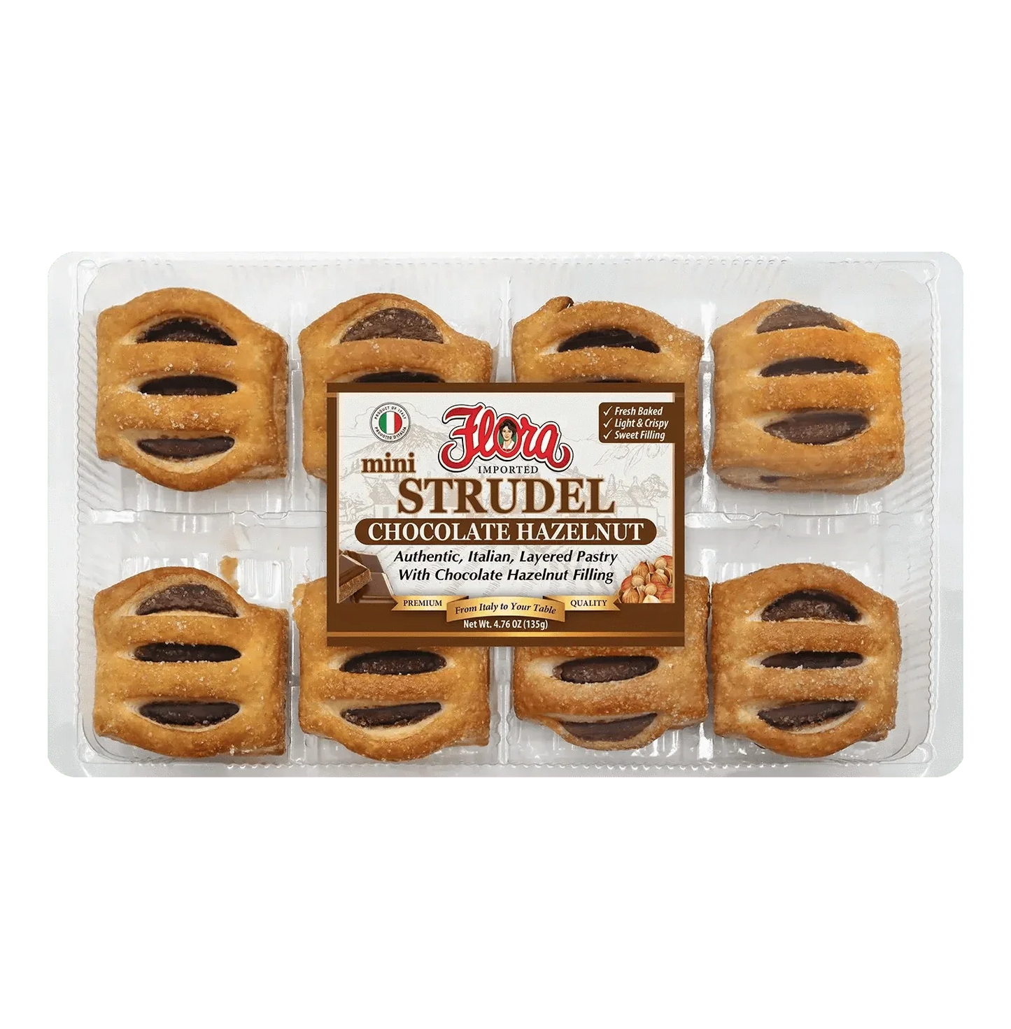 Mini Strudel - Chocolate Hazelnut - 7.4 oz