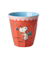 Melamine Cup with Snoopy Print - Red - 8.45 oz -