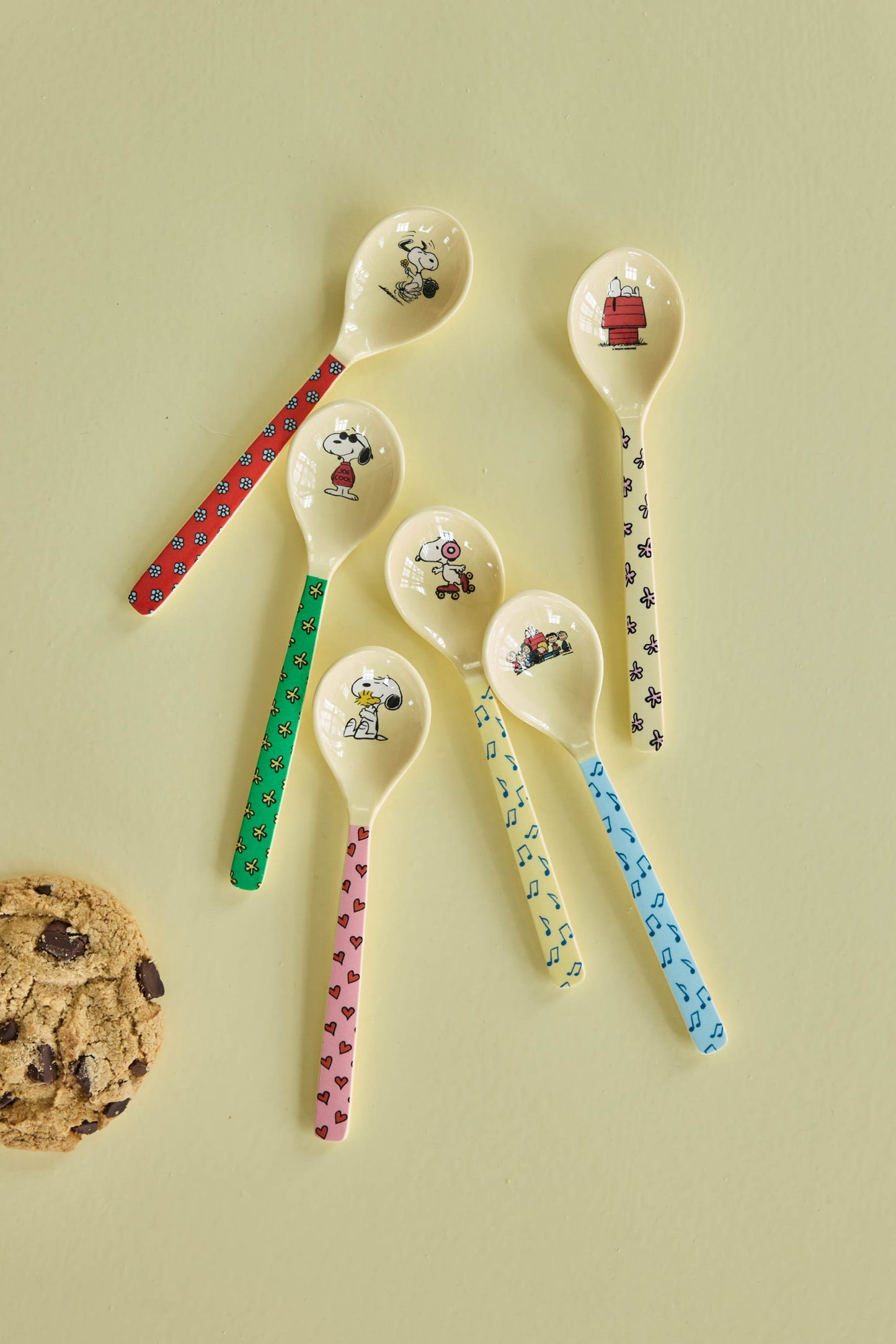Melamine Teaspoon - Snoopy...Set of 6 Spoons -