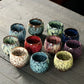 Japanese Style Ceramic Tea Cup Kiln Transformation Espresso Cup Porcelain Kung Fu Teacup Pottery Coffee Mug Wine Drinkware